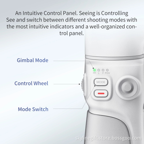 Zhiyun Smooth Q4 3 Axis Smartphone Gimbal Stabilizer with Light Auto Inception Object Tracking
